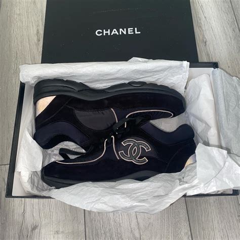 triple black chanel trainers womens|chanel sneaker price.